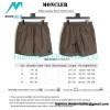 Moncler - White Leather Beach Shorts Pants